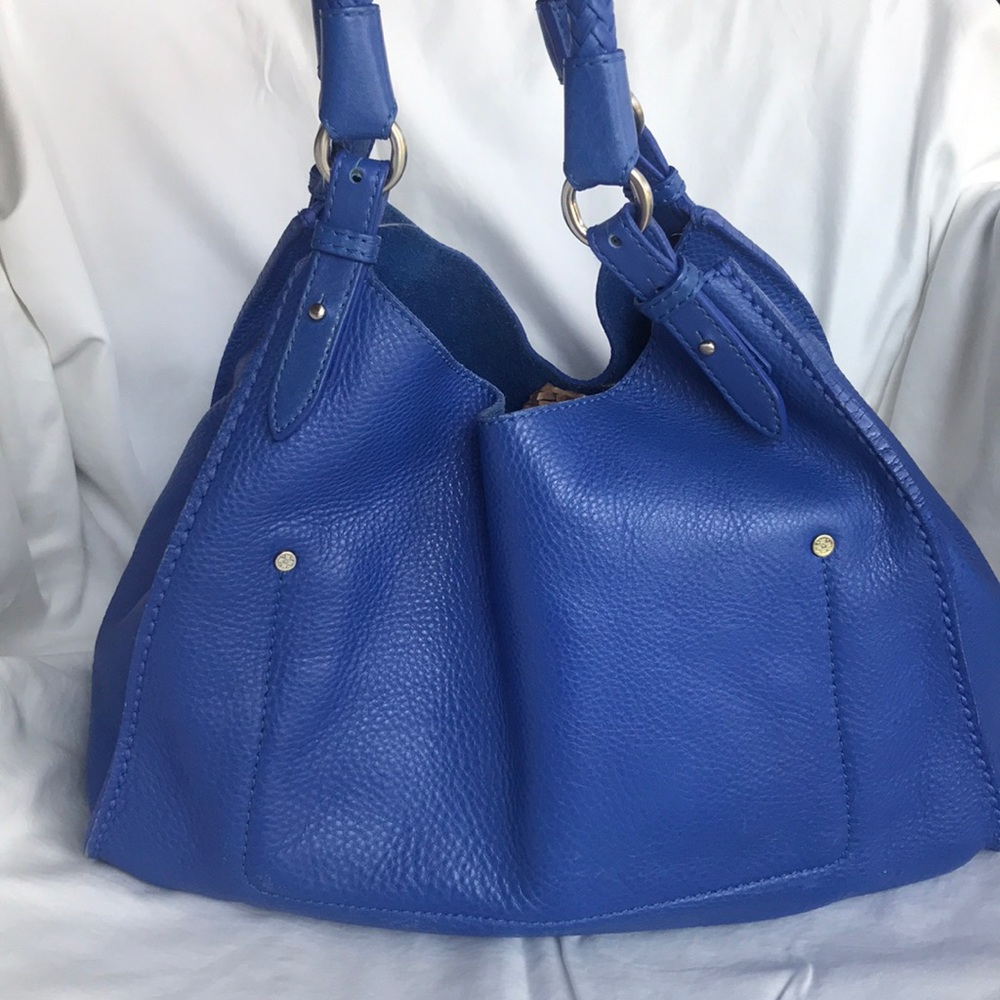 Cole Haan cobalt blue shoulder bag